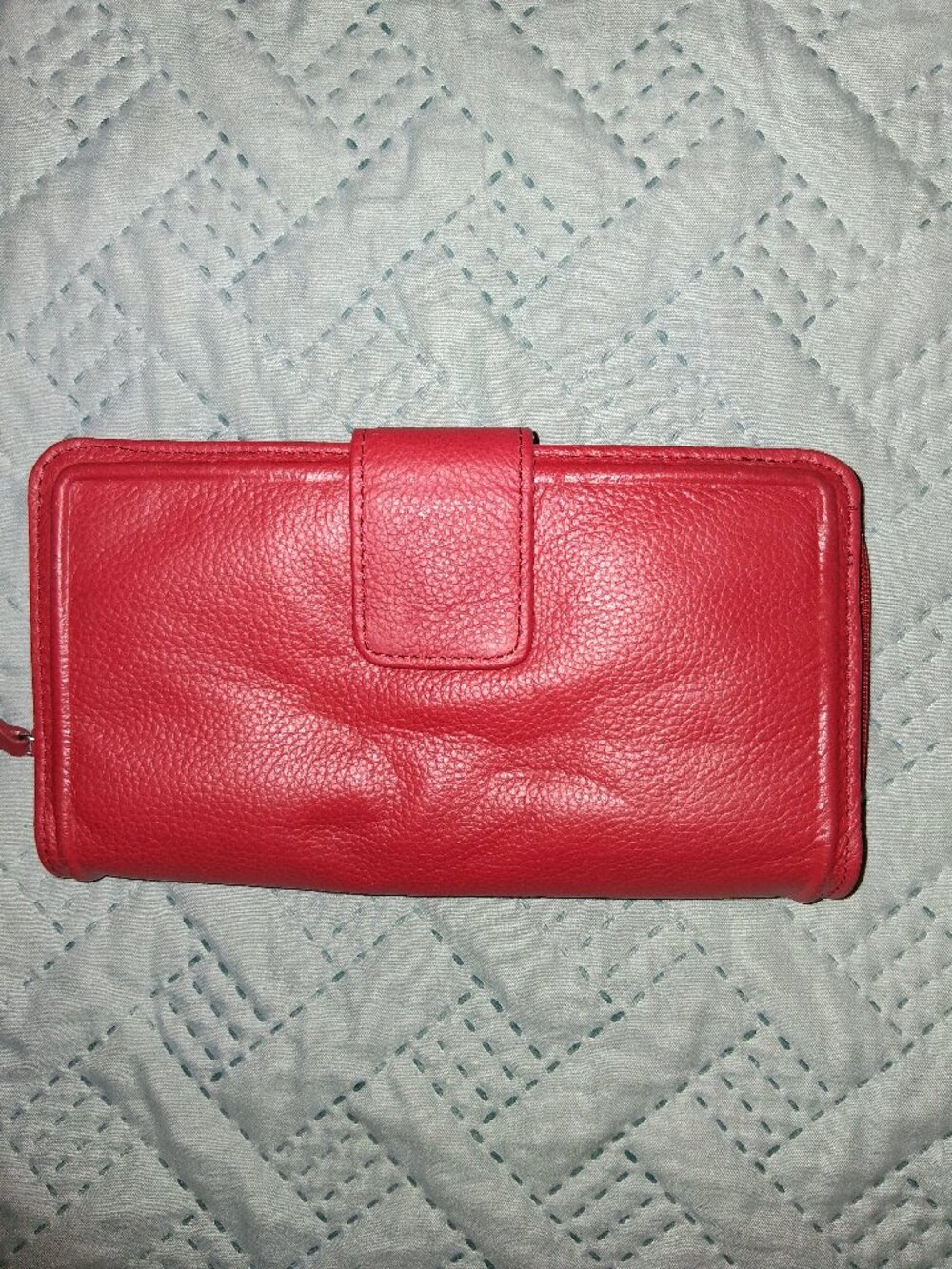 NWOT Red leather wallet